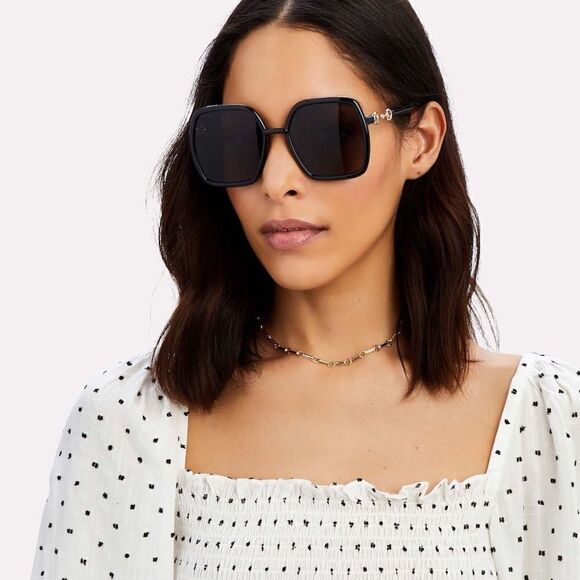 GUCCI Sunglasses GG0890S 001 Black/Grey Women NEW